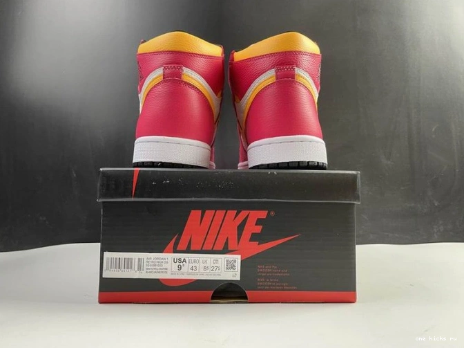 Chep Onekick Red Air High Jordan 1 555088-603 Fusion OGLight 0701